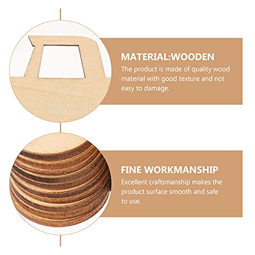 MAGICLULU Car Decor 20pcs Wood Car Unfinished Wood Cutouts unpainted Wooden Slices DIY Unfinished car Cutouts Cutouts Tractor Shaped Wall Hanging MAGICLULU