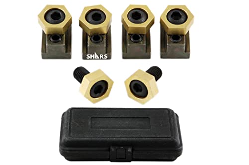 Shars 5/8" T-SLOT 12 PCS Hex Clamp Kit Bridgeport Mill New 202-4799 ^ Shars