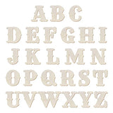 5 Inch Wooden Letters 76 Pieces Wood Letters for Crafts Unfinished Wood Alphabets for Wall Decor Homemade Cregugua