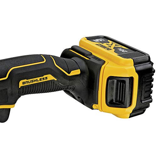 DEWALT 20V MAX* XR Cordless Polisher Kit, Variable-Speed, Random Orbit, 5-Inch (DCM848P2) DEWALT