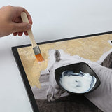 110ml Gilding Adhesive, 5g Gold Flakes Kit with The Gold Metal Leaf Adhesive, Epoxy Resin Water Based Glue for Gold Leafing Canvas,Gold Leaf KIRIN