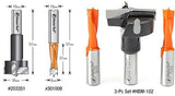 Amana Tool - HBM-102 3-Pc Hinge Boring 57 Long x 10mm Shank Carbide Tipped Bit Set Amana Tool