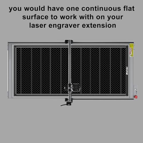 Dofiki Extended Honeycomb Laser Bed 400mm x 850mm for RAY5 Master 3, S20/S30/X20/X30/A20/A30, K1/K1 Pro Serices Extension Laser Engraver, Steel Dofiki