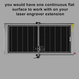 Dofiki Extended Honeycomb Laser Bed 400mm x 850mm for RAY5 Master 3, S20/S30/X20/X30/A20/A30, K1/K1 Pro Serices Extension Laser Engraver, Steel Dofiki