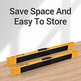 WORKESS Saw Horses 2 Pack Folding, Portable Saw Horses Heavy Duty 550 lbs Weight Capacity Portable Folding Legs and Easy Carry Handle WORKESS