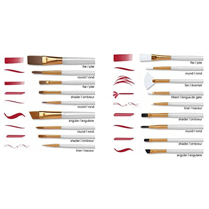 Golden Taklon Super Value Mini Paintbrush Pack By Craft Smart