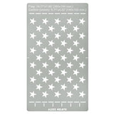 Aleks Melnyk No.429 Metal Stencil, American Flag 50 Star Stencil, Canton, Small Stencil, 1 PC, Template for Wood Burning, Engraving, Crafting, Aleks Melnyk