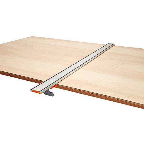 BORA 50” NGX Clamp Edge, Straight Cut Guide for Circular Saws, Easy to Use, Great for Cross-Cutting Plywood Sheets and Routing Dados, 544050 Bora