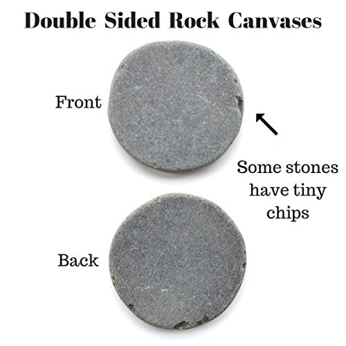 Capcouriers Rocks for Painting - All Natural Rocks - Painting Rocks - Rocks for Rock Painting - 4 Rocks