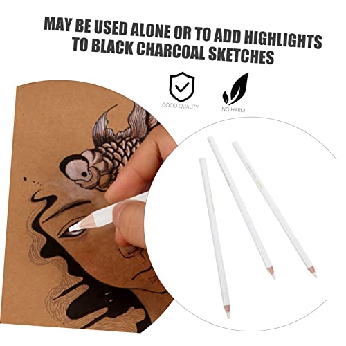 Tofficu 6 Pcs Carbon Pencil Wooden Art Supplies Graphite Lead Tofficu