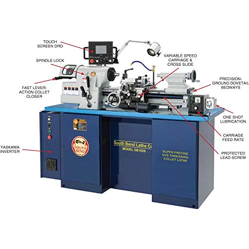 SouthBend - South Bend SB1009 Digital Collet Lathe, 11-Inch by 18-Inch SouthBend
