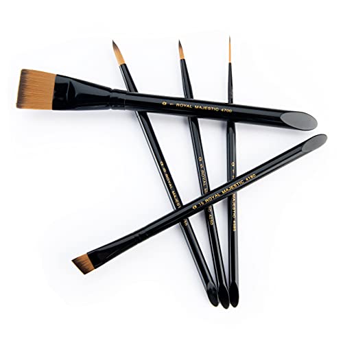 Royal & Langnickel Majestic Deluxe Watercolor Artist Brush Set, 5-Piece - WoodArtSupply