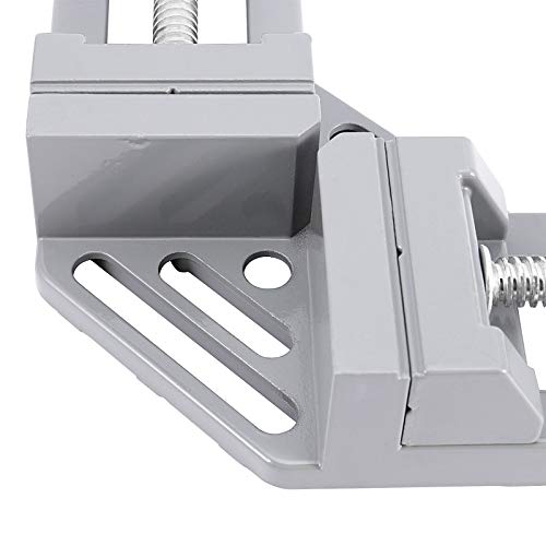 2 Pack Right Angle Clamp - 90 Degree Clamps for Woodworking, Single Handle  Aluminum Alloy Corner Clamp with Adjustable Swing Jaw for Welding