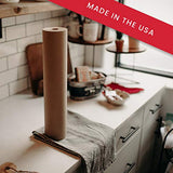 Kraft Brown Wrapping Paper Roll 48" x 1,800" (150 ft) – 100% Recyclable Craft Construction and Packing Paper for Use in Moving, Bulletin Board Papersaurus