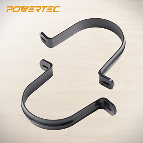 POWERTEC 70343 Hangers for 4" Dust Collection Hose and Pipe, 5 PK POWERTEC