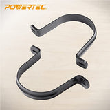 POWERTEC 70343 Hangers for 4" Dust Collection Hose and Pipe, 5 PK POWERTEC