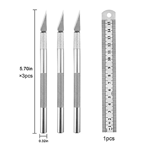 90PCS Knife Blades Precision Craft Knife Set, for DIY Artwork, Cutting, Models, Scrapbook BUIYLV