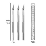 90PCS Knife Blades Precision Craft Knife Set, for DIY Artwork, Cutting, Models, Scrapbook BUIYLV