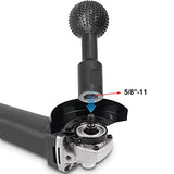 2 Pcs Sphere Rotary Burr with 5/8-11 Threads for 4 1/2 and 5 Inch Angle Grinder, Wood Carving Burrs for Carving Grinding Polishing Engraving AZB