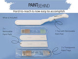 PAINT BEHIND - Nylon Tool and Refill Bundle - Easily Hard to Reach Areas, Flat Paint Brush, Toilet Tool, Wall Painting Supplies for Home Improvement PAINT BEHIND