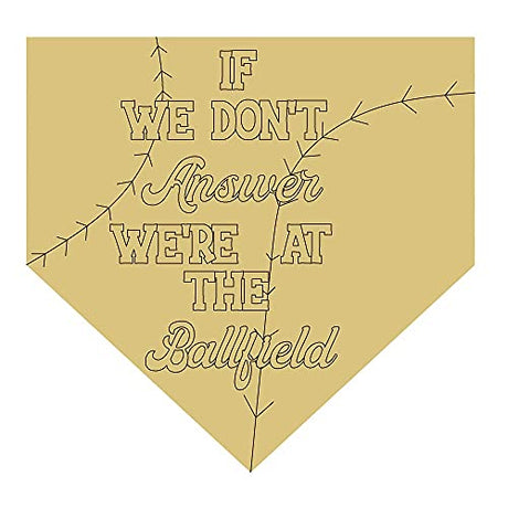 Home Base Plate Design by Lines Cutout Unfinished Wood Sports Décor Coloring Book America Door Hanger Everyday MDF Shape Canvas Style 1 Art 1 (12") Diverse Woodworking