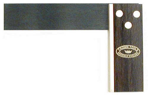 Crown Tools 127 / Big Horn 20145 12 Inch Try Square, Rosewood - WoodArtSupply