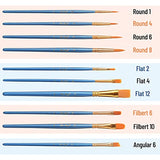 Mr. Pen- Paint Brushes, 10pc, Paint Brushes for Acrylic Painting, Art Brushes, Drawing and Art Supplies, Paint Brush, Acrylic Paint Brushes, Paint Mr. Pen