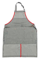 Dickies 6-Pocket Chef and Workshop Apron, Durable Canvas Construction, One Size, Hickory Stripe Pattern, Blue and White (57150) Dickies