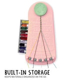 Choose Friendship, My Friendship Bracelet Maker®, 20 Pre-Cut Threads - Makes Up to 8 Bracelets (Craft Kit, Kids Jewelry Kit, Gifts for Girls 8-12) Choose Friendship