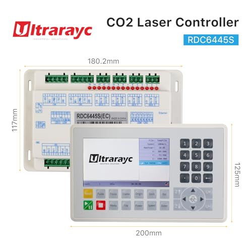 Ultrarayc Ruida CO2 Laser Controller Board RDC6445S Support LightBurn for CO2 Laser Engraving Cutting Machine WoodArtSupply