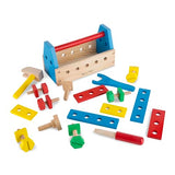 Melissa & Doug Take-Along Tool Kit Wooden Construction Toy (24 pcs), Multicolor, 10.0 x 5.55 x 4.75 Melissa & Doug