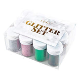 TORC Extra Fine Glitter Shaker Jar Set 12 Colors, Glitter Powder for Crafts Resin Projects Tumblers Nail Makeup Slime, 16 g/0.56 oz Each TORC