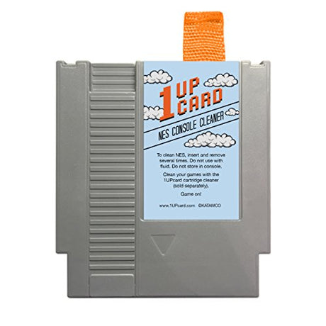 1UPcard Video Game Console Cleaner Compatible with NES (Nintendo Entertainment System) 1UPcard