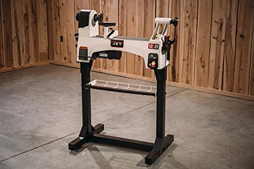 JET 719202A Lathe Stand (for JWL-1221VS),Black - WoodArtSupply