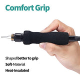 YIHUA 939-II Wood Burning Kit Station Pyrography Pen 250~750℃/482~1382℉ Temperature Adjustable with 20 Wire Nibs, 1 Stable Pen Holder, 2 Stencils, 2 YIHUA