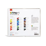 KINGART PRO Oil Paints (12 ml), Set of 24 Assorted Colors KINGART