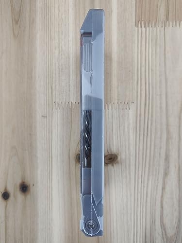 Gunpla 8pcs Wood Drill Bits Set, Carbon Steel Twist Brad Point Drill Bits Woodworking Bore Holes Durable Drilling Tools Kit with Storage Case for Gunpla