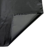 NEU SAFETY 2pc Bib Apron Set, Waterproof and Durable, Large Size 43.3x28.7 Inches, Black PVC Vinyl Coated, Ideal for Dog Grooming, Dishwashing, NEU SAFETY