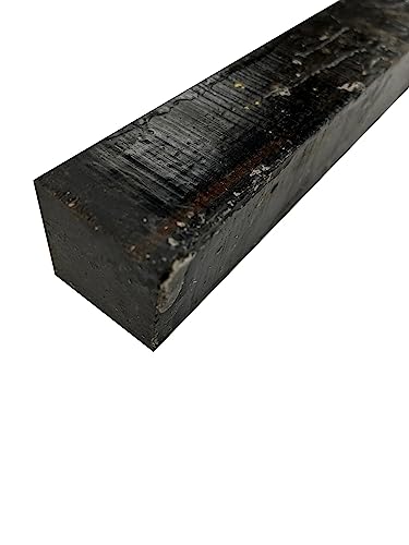 Exotic Wood Zone's Gaboon Ebony Turning Blanks 1-1/2" x 1-1/2" x 24" | Hobbywood | Square Wood Blanks | Wood Blocks | Lathe Blanks Exotic Wood Zone