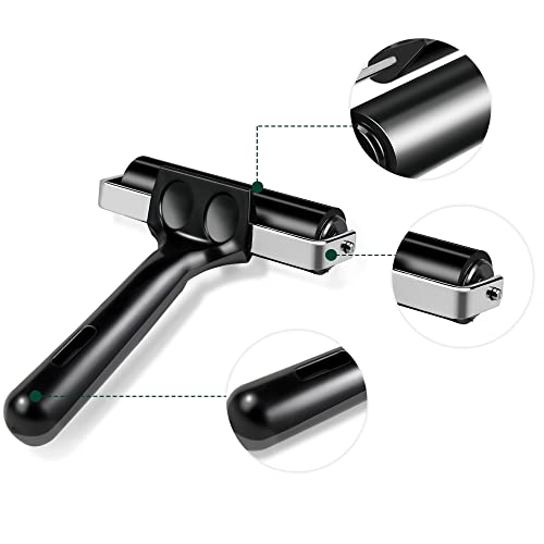 Lydia's Deal Rubber Roller Brayer for Printmaking, Ink Roller Tool Brayer Rollers for Crafting, Printing, Inking and Stamping (4-Inch, Black) Lydia's Deal