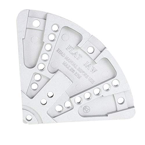 findmall 8-1/4 Flat Lathe Chuck Jaws for Finishing and Polishing Woodturning Bowl and Plate Bottoms findmall