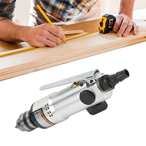 3/8in Zinc Alloy Straight Air Drill Wear Resistant Air Operated Drill for Industry FTVOGUE
