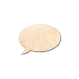 Speech Bubble Wood Craft Unfinished Wooden Cutout Art DIY Wood Sign Inspirational Wall Plaque Classic Wall Art Decor for Office Bedroom Living Room Arupkeer