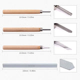 Swpeet 41Pcs Rubber Stamp Making Kit, Rubber Stamp Carving Blocks, 1 Whetstone, Craft Knife, Ink Roller, Plastic Stamp, Wooden Stamp and Rice Paper Swpeet