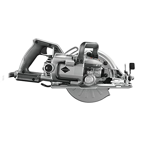 SKIL 7-1/4 In. Worm Drive Circular Saw With Twist Lock Plug- SPT77W-71 Skil