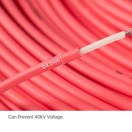 Cloudray 5Meter High Voltage Cable Flexible Silicone for CO2 Laser Power Supply and Laser Tube(5M 50KV) Cloudray