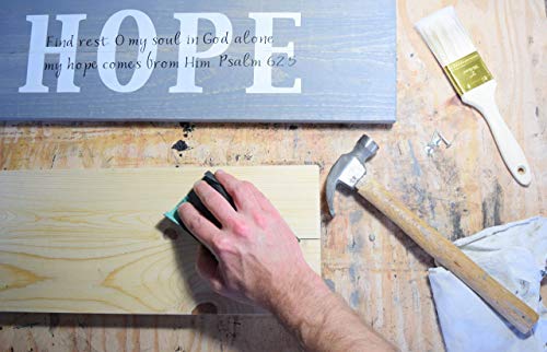 Personalized Text Words, Custom Farmhouse Wall Decor Horizontal Wood Sign Multiple Sizes and Colors Schafer Art Studio