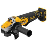 DEWALT 20V MAX* XR BRUSHLESS 4-1/2-5 IN. SMALL AGLE GRINDER WITH POWER DETECT™ TOOL TECHNOLOGY (TOOL ONLY) (DCG415B) DEWALT