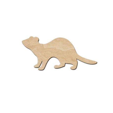 Ferret Wood Cutouts for crafts, Laser Cut Wood Shapes 5mm thick Baltic Birch Wood, Multiple Sizes Available Elliefont Styles