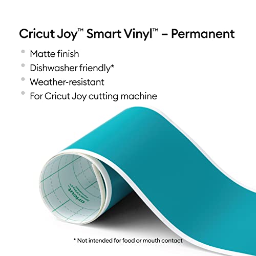 Cricut Smart Removable Matte Vinyl (5.5in x 48in Black) for Joy machine -  matless cutting for shapes up to 4ft & repeated cuts up to 20ft Black 5.5 x  48